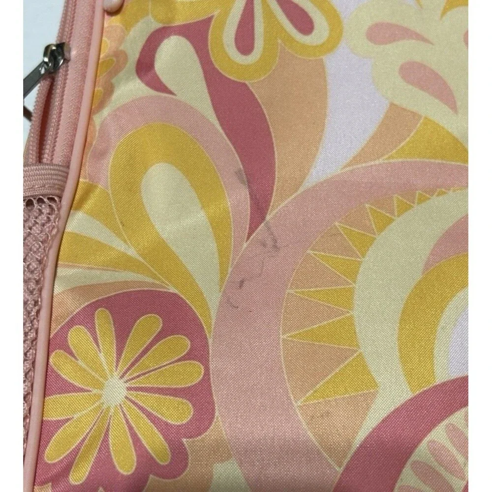 Wonder Nation 16” Backpack With Exterior&Interior Pockets Peach Yellow Floral